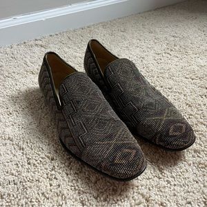 Donald J. Pliner Beaded Carpet Loafers
